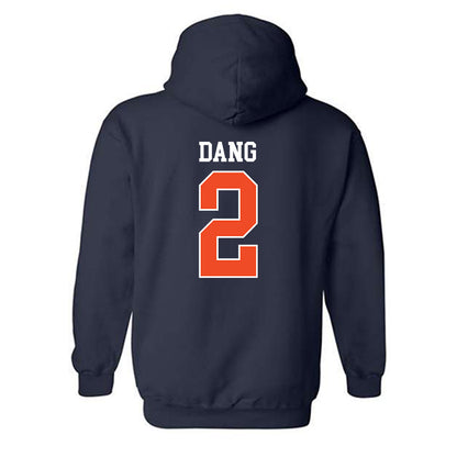 Virginia - NCAA Men's Soccer : Nick Dang - Replica Shersey Hooded Sweatshirt-1