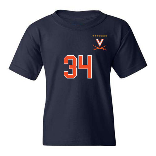 Virginia - NCAA Men's Soccer : Miguel Adoboe - Youth T-Shirt