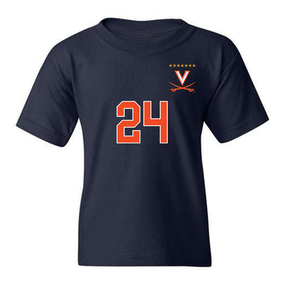 Virginia - NCAA Men's Soccer : Garrett Socas - Youth T-Shirt