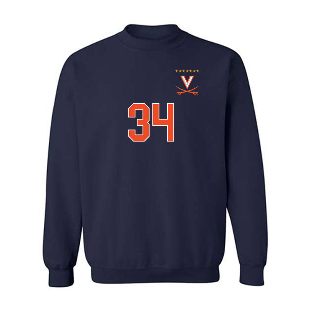 Virginia - NCAA Men's Soccer : Miguel Adoboe - Crewneck Sweatshirt