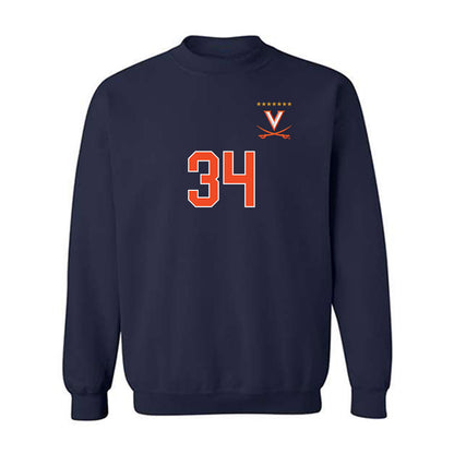 Virginia - NCAA Men's Soccer : Miguel Adoboe - Crewneck Sweatshirt