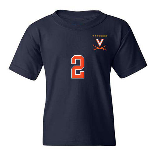 Virginia - NCAA Men's Soccer : Nick Dang - Replica Shersey Youth T-Shirt-0