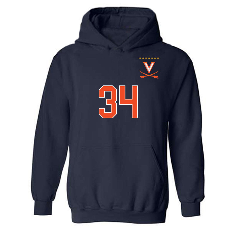 Virginia - NCAA Men's Soccer : Miguel Adoboe - Hooded Sweatshirt