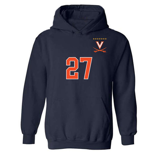 Virginia - NCAA Men's Soccer : Jack Singer - Hooded Sweatshirt