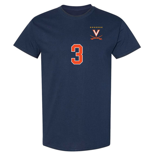 Virginia - NCAA Men's Soccer : Jesus De Vicente Espinosa - Replica Shersey T-Shirt-0