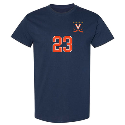 Virginia - NCAA Men's Soccer : David Okorie - Replica Shersey T-Shirt-0