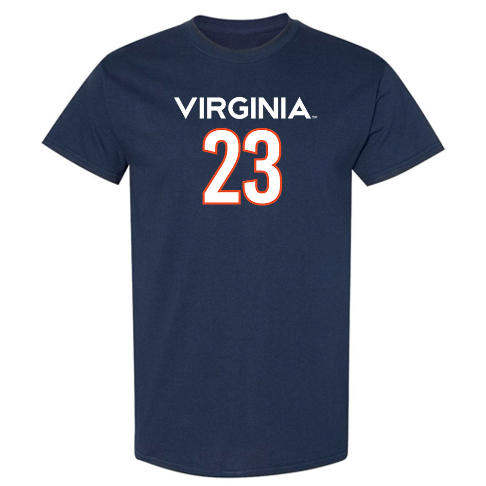 Virginia - NCAA Men's Basketball : TJ Power - Replica Shersey T-Shirt