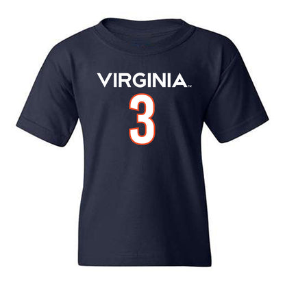 Virginia - NCAA Women's Basketball : Gabrielle White - Replica Shersey Youth T-Shirt-0