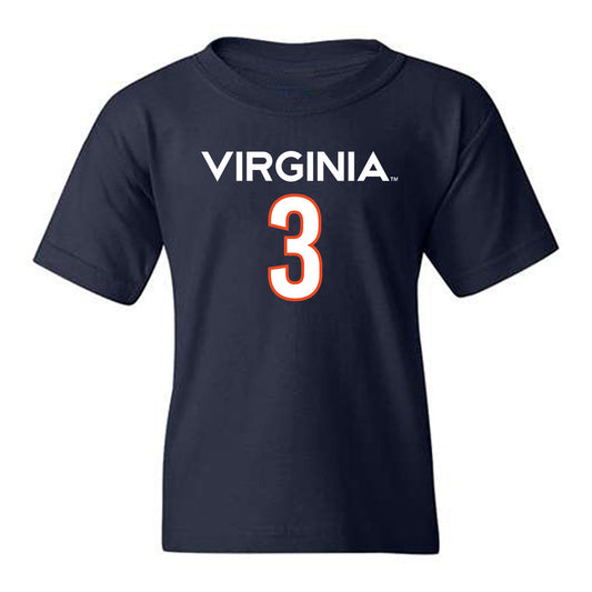 Virginia - NCAA Women's Basketball : Gabrielle White - Replica Shersey Youth T-Shirt-0