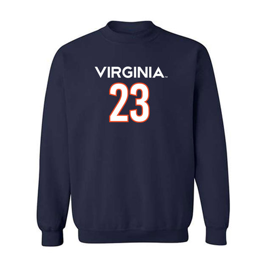 Virginia - NCAA Women's Basketball : Payton Dunbar - Replica Shersey Crewneck Sweatshirt-0