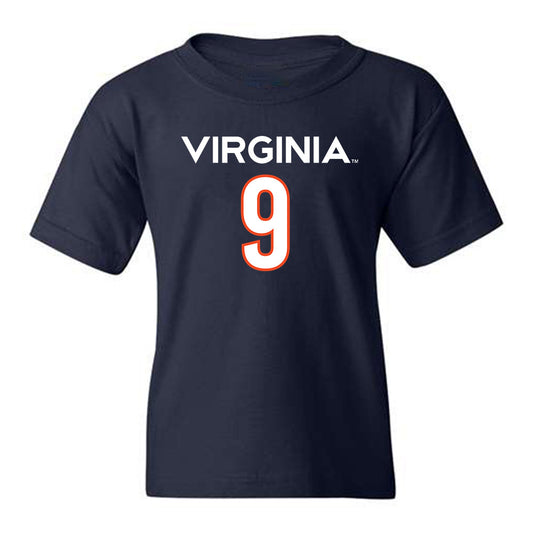 Virginia - NCAA Men's Basketball : Ishan Sharma - Replica Shersey Youth T-Shirt