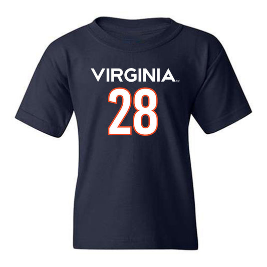 Virginia - NCAA Men's Basketball : Thijs De Ridder - Replica Shersey Youth T-Shirt-0