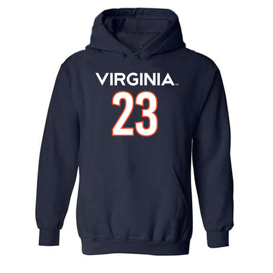 Virginia - NCAA Women's Basketball : Alexia Smith - Hooded Sweatshirt Replica Shersey