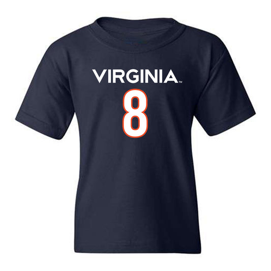 Virginia - NCAA Men's Basketball : Bryce Walker - Replica Shersey Youth T-Shirt