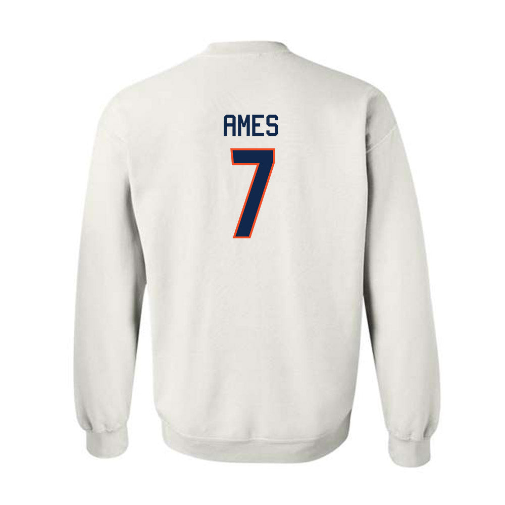 Virginia - NCAA Men's Basketball : Darrin Ames - Replica Shersey Crewneck Sweatshirt