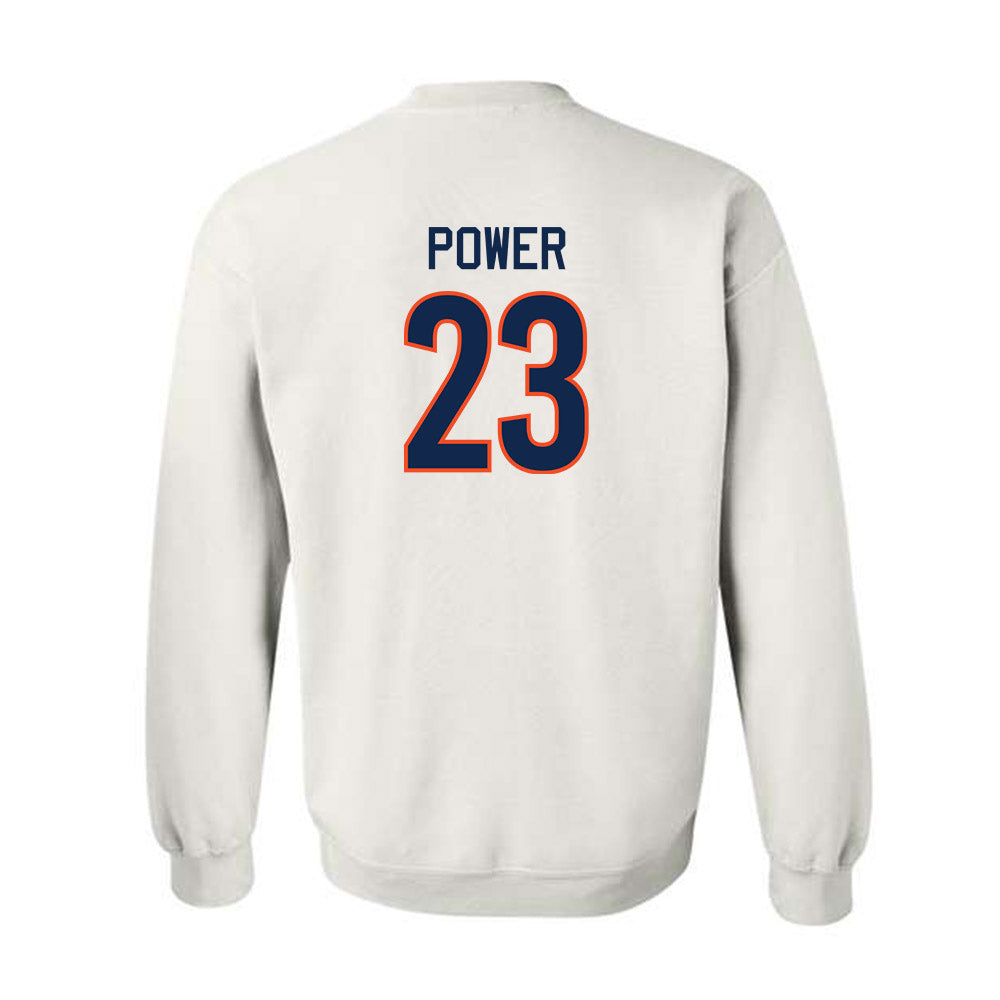 Virginia - NCAA Men's Basketball : TJ Power - Replica Shersey Crewneck Sweatshirt