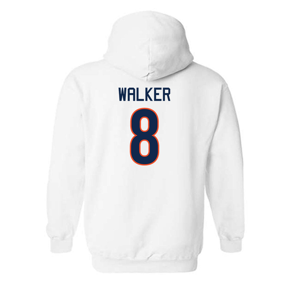 Virginia - NCAA Men's Basketball : Bryce Walker - Replica Shersey Hooded Sweatshirt