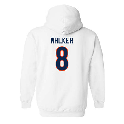 Virginia - NCAA Men's Basketball : Bryce Walker - Replica Shersey Hooded Sweatshirt