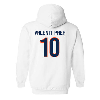 Virginia - NCAA Women's Basketball : Casey Valenti-Paea - Replica Shersey Hooded Sweatshirt