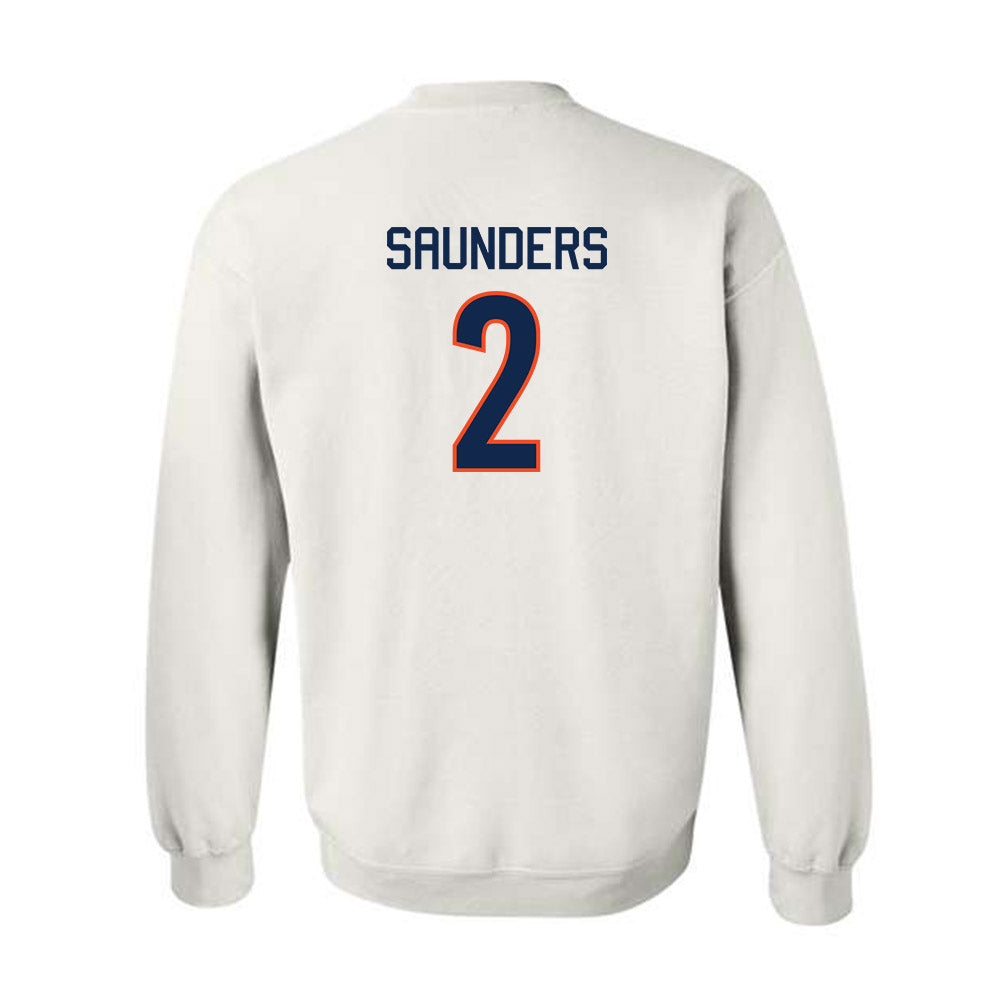 Virginia - NCAA Men's Basketball : Elijah Saunders - Replica Shersey Crewneck Sweatshirt