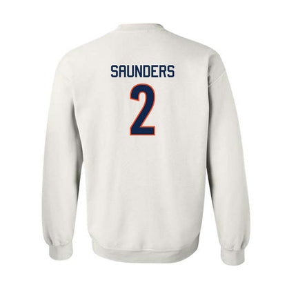 Virginia - NCAA Men's Basketball : Elijah Saunders - Replica Shersey Crewneck Sweatshirt