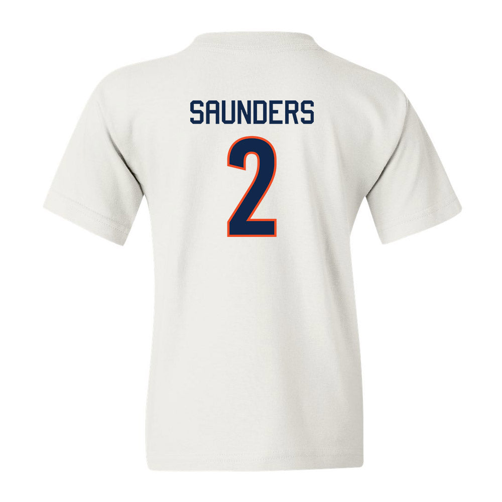 Virginia - NCAA Men's Basketball : Elijah Saunders - Replica Shersey Youth T-Shirt