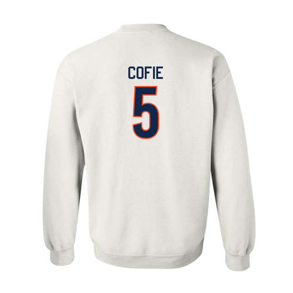 Virginia - NCAA Men's Basketball : Jacob Cofie - Replica Shersey Crewneck Sweatshirt