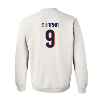 Virginia - NCAA Men's Basketball : Ishan Sharma - Replica Shersey Crewneck Sweatshirt