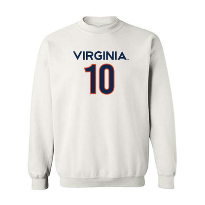 Virginia - NCAA Women's Basketball : Casey Valenti-Paea - Replica Shersey Crewneck Sweatshirt