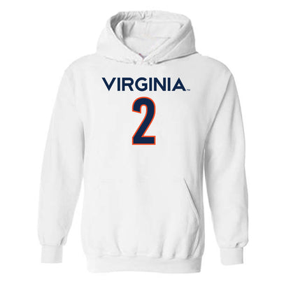 Virginia - NCAA Men's Basketball : Elijah Saunders - Replica Shersey Hooded Sweatshirt