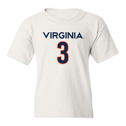 Virginia - NCAA Women's Basketball : Gabrielle White - Replica Shersey Youth T-Shirt-0
