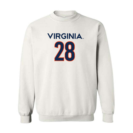 Virginia - NCAA Men's Basketball : Thijs De Ridder - Replica Shersey Crewneck Sweatshirt-0