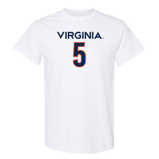 Virginia - NCAA Men's Basketball : Jacob Cofie - Replica Shersey T-Shirt