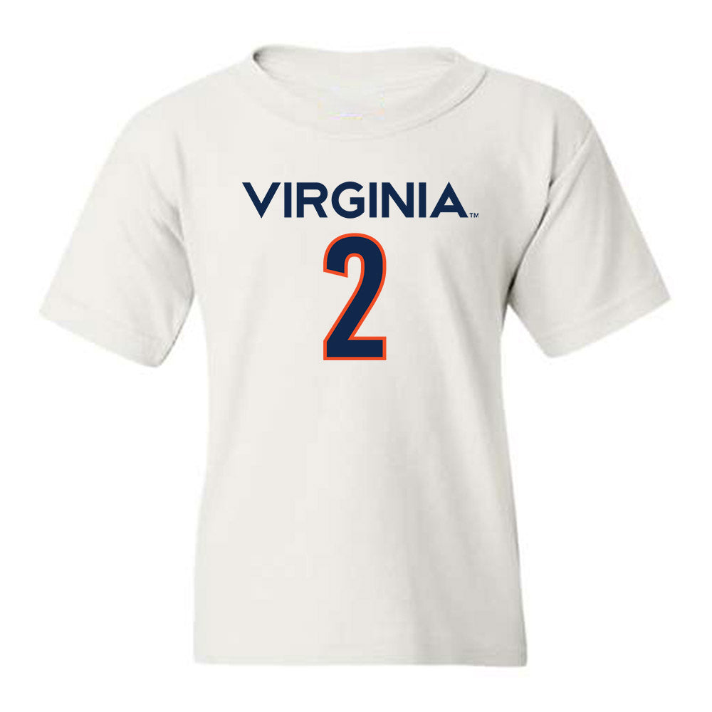 Virginia - NCAA Men's Basketball : Elijah Saunders - Replica Shersey Youth T-Shirt