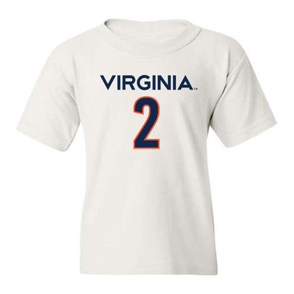 Virginia - NCAA Men's Basketball : Elijah Saunders - Replica Shersey Youth T-Shirt