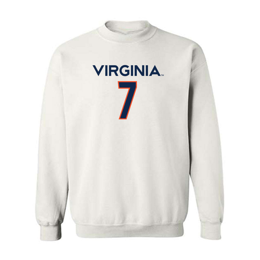 Virginia - NCAA Men's Basketball : Darrin Ames - Replica Shersey Crewneck Sweatshirt