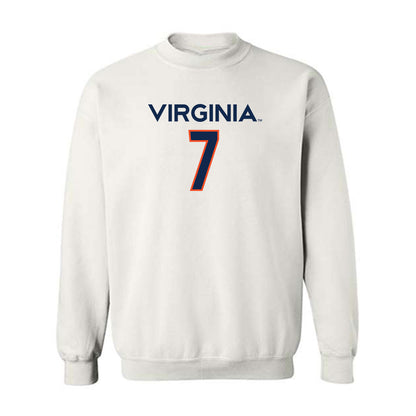 Virginia - NCAA Men's Basketball : Darrin Ames - Replica Shersey Crewneck Sweatshirt