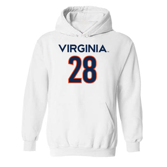 Virginia - NCAA Men's Basketball : Thijs De Ridder - Replica Shersey Hooded Sweatshirt-0
