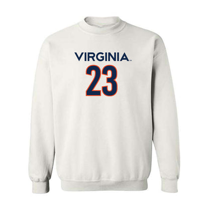 Virginia - NCAA Men's Basketball : TJ Power - Replica Shersey Crewneck Sweatshirt