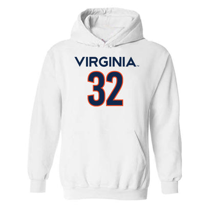 Virginia - NCAA Women's Basketball : Breona Hurd - Replica Shersey Hooded Sweatshirt