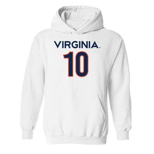 Virginia - NCAA Women's Basketball : Casey Valenti-Paea - Replica Shersey Hooded Sweatshirt