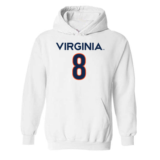 Virginia - NCAA Men's Basketball : Bryce Walker - Replica Shersey Hooded Sweatshirt