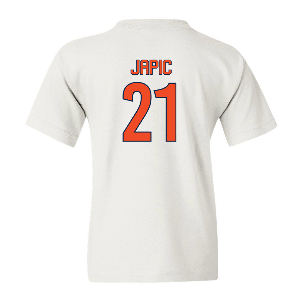 Virginia - NCAA Women's Soccer : Chloe Japic - Replica Shersey Youth T-Shirt