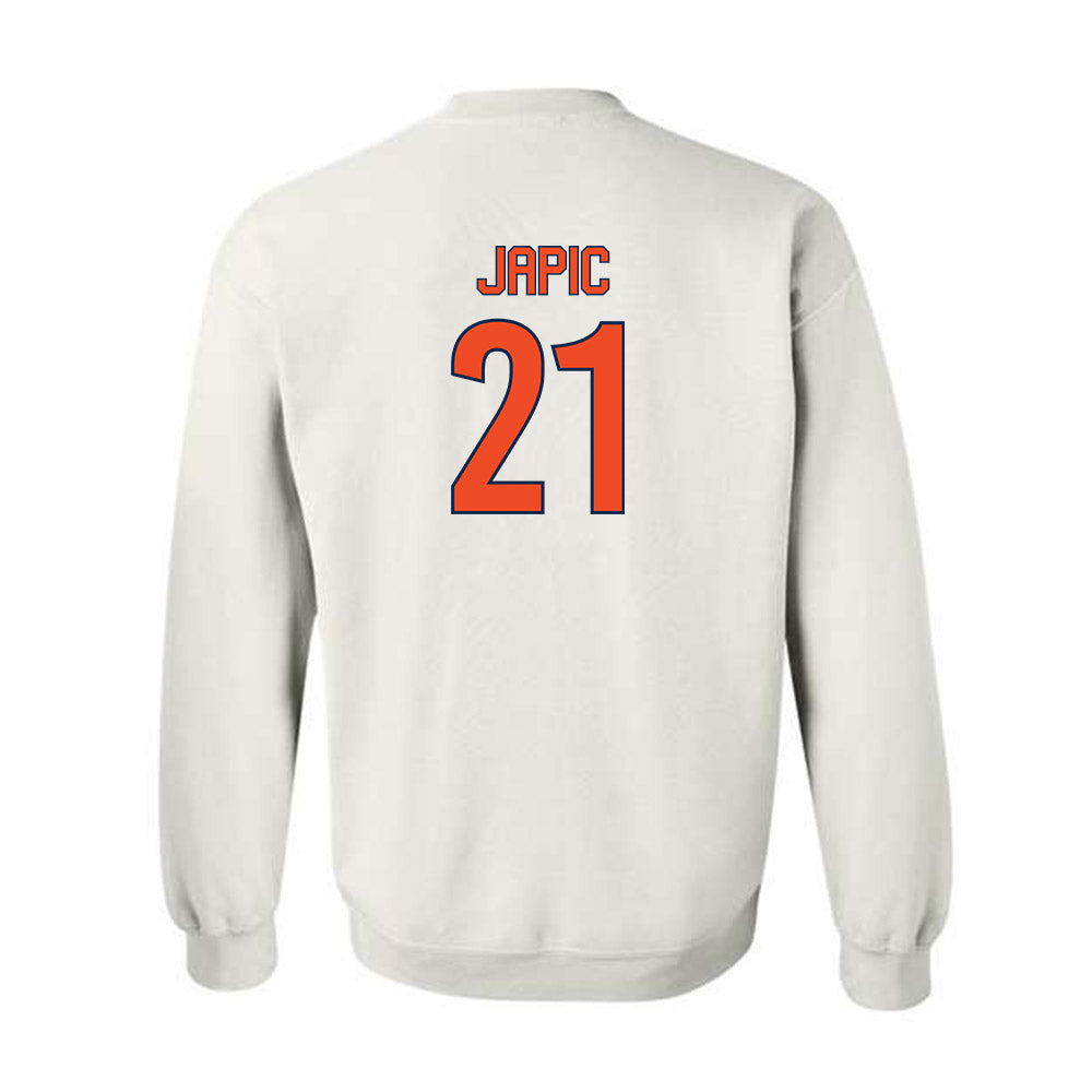 Virginia - NCAA Women's Soccer : Chloe Japic - Replica Shersey Crewneck Sweatshirt