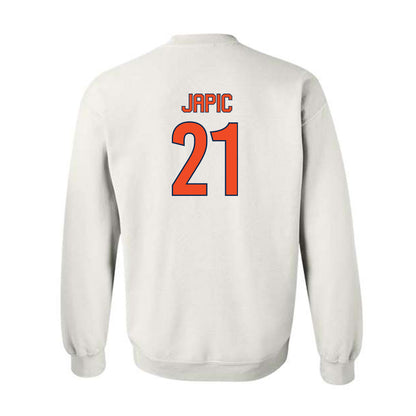 Virginia - NCAA Women's Soccer : Chloe Japic - Replica Shersey Crewneck Sweatshirt