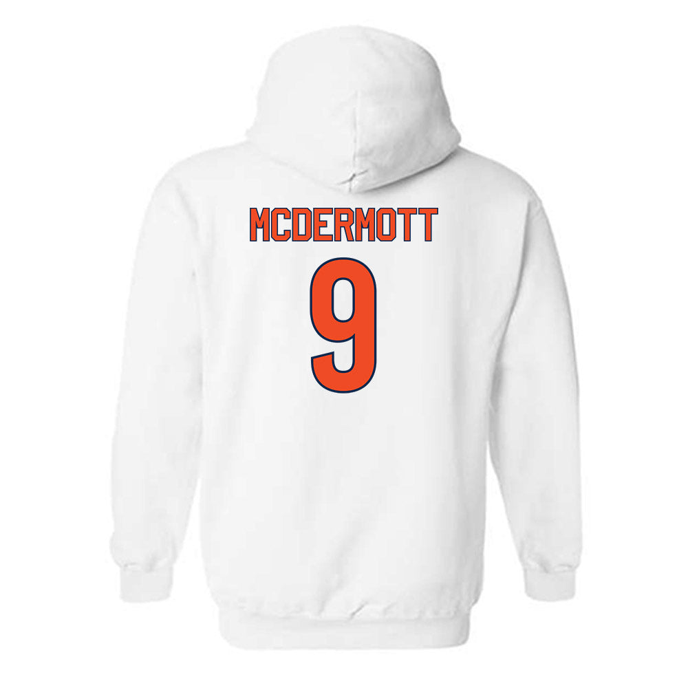 Virginia - NCAA Women's Soccer : Meredith McDermott - Replica Shersey Hooded Sweatshirt