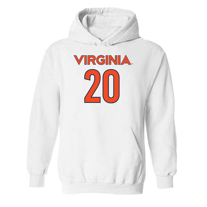 Virginia - NCAA Women's Soccer : Natalia Staude - Replica Shersey Hooded Sweatshirt