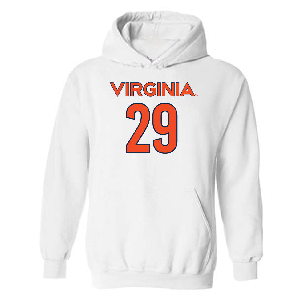 Virginia - NCAA Women's Soccer : Molly Carlson - Replica Shersey Hooded Sweatshirt-0