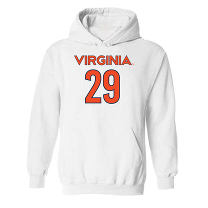 Virginia - NCAA Women's Soccer : Molly Carlson - Replica Shersey Hooded Sweatshirt-0
