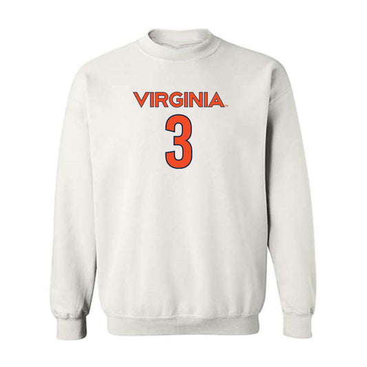 Virginia - NCAA Women's Soccer : Sophia Bradley - Replica Shersey Crewneck Sweatshirt-0